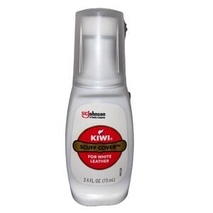KIWI Scuff Cover, White, 2.4 Oz (1 Bottle with Sponge Applicator)